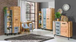 meble-lofter-8-dzieciece-loftowe-szafa-regal-biurko-komoda-dab-wotan-beton