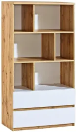 meble-arca-04-biurowy-niski-regal-na-ksiazki-z-polkami-szufladami-wotan-80