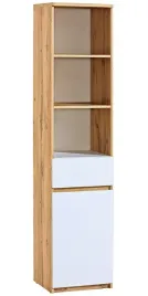 meble-arca-03-biurowy-regal-z-polkami-drzwiami-i-szuflada-45-wotan-bialy