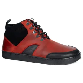 barefoot-zimowe-buty-skorzane-unisex-explorer-czerwone