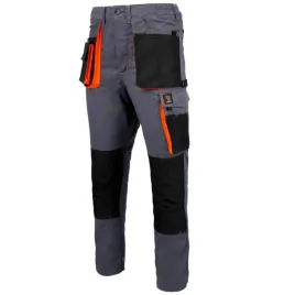 spodnie-do-pasa-proman-stretch-250-szary-pomaranczowy-rozm-56