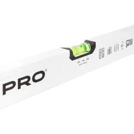 poziomica-60cm-alu-lak-biala-pro600-spadek-2percent-pro-ab060
