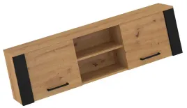 meble-delis-13-szafka-polka-wiszaca-scienna-z-drzwiami-dab-artisan-czarny