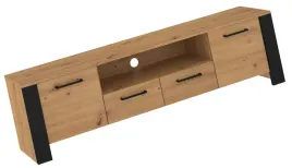 meble-delis-11-komoda-stolik-szafka-rtv-175-dab-artisan-czarny
