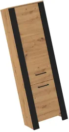 meble-delis-01-waski-regal-zamkniety-z-polkami-bielizniarka-dab-artisan-cza