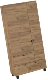 meble-gaves-14-szafa-z-drazkiem-polkami-do-przedpokoju-dab-craft-zlo-czarny