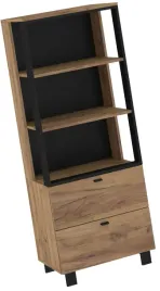 meble-gaves-08-regal-z-szufladami-polkami-do-salonu-loft-dab-craft-z-czarny