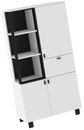 meble-gaves-09-szafka-regal-z-polkami-loft-do-salonu-bialy-czarny