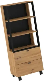 meble-gaves-08-regal-z-szufladami-polkami-do-salonu-loft-dab-artisan-czarny