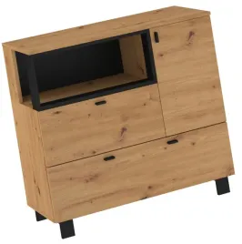 meble-gaves-01-komoda-z-szufladami-na-nozkach-do-salonu-dab-artisan-czarny