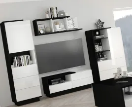 meble-brita-1-pokojowe-regal-szafka-rtv-polka-czarny-bialy-polysk