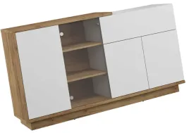 meble-brita-08-witryna-komoda-z-szuflada-do-salonu-dab-craft-zloty-bialy-po