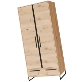 meble-darco-01-szafa-do-przedpokoju-sypialni-salonu-z-szuflada-dab-artisan