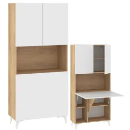 meble-megi-1-regal-na-ksiazki-biurko-skladane-dab-cremona-bialy-polysk