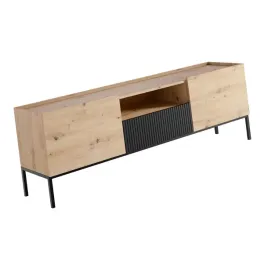 meble-kome-09-komoda-stolik-szafka-rtv-z-drzwiami-na-nozkach-artisan-czarny