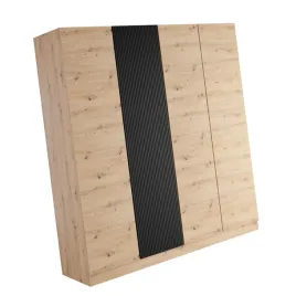 meble-kome-02-duza-szafa-4-drzwiowa-do-sypialni-przedpokoju-artisan-czarny