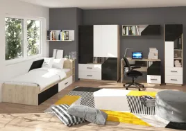 meble-epa-3-szafa-biurko-regal-lozko-beton-czarny