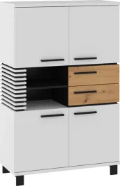 meble-milar-08-regal-na-ksiazki-n4d2s-bialy-art-cz