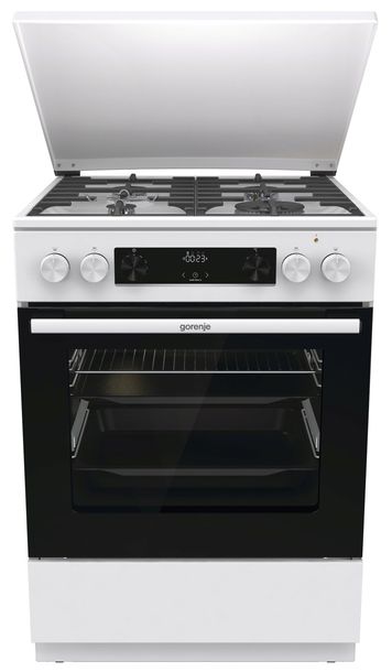 Kuchnia gazowo-elektryczna GKS6C71WA 60cm Grill Termoobieg MultiAir Pizza