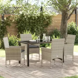 zestaw-jadalniany-do-ogrodu-z-poduszkami-rattan-stal-140-cm-jasnoszary