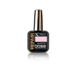 nails-company-baza-milky-pink-glam-silver-11ml-z-drobinkami-srebra