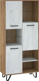 meble-bip-11-regal-3d-craft-zloty-craft-bialy