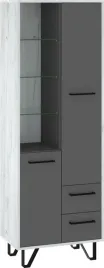 meble-bip-10-regal-2d2s-craft-bialy-grafit