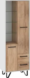 meble-bip-10-regal-2d2s-bialy-sonoma-jasna