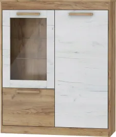 meble-emax-27-regal-n2dw-craft-zloty-craft-bialy