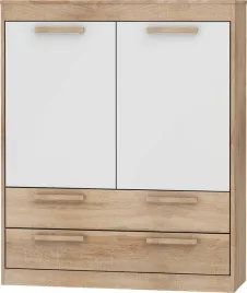meble-emax-26-regal-n2d2s-sonoma-jasna-bialy-pol