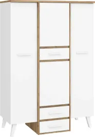 meble-norsid-16-szafa-3d2s-dab-craft-zloty-bialy