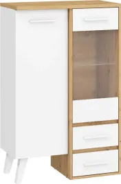meble-norsid-11-regal-1d2sw-dab-artisan-bialy