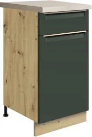 meble-kuchenne-glamour-szafka-dolna-z-szuflada-i-polka-40-2d-green-zielen