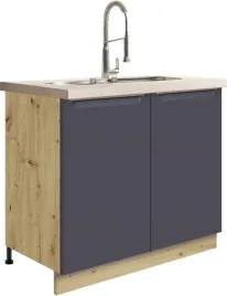 meble-kuchenne-glamour-szafka-dolna-pod-zlew-90-13d-blue-matt-niebieska