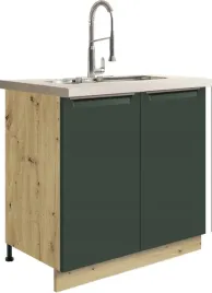meble-kuchenne-glamour-szafka-dolna-pod-zlew-80-12d-green-matt-zielona