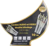kabel-audio-video-3x-rca-cinch-10-m-stan-nowy