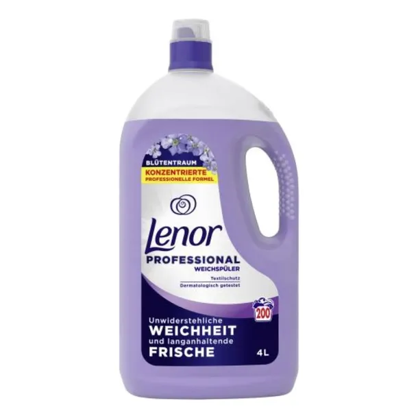 LENOR Płyn do płukania Lawendowy fioletowy 4L nowa formuła 200 prań