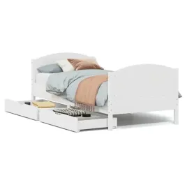 biala-rama-lozka-z-zaglowkiem-lite-drewno-sosnowe-2055-x-955-x-74