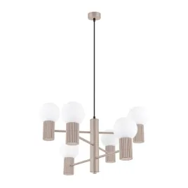 lampa-sufitowa-kule-zyrandol-halo-6-taupe-sollux-sl-1836