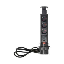 czarne-gniazdo-blatowe-wysuwane-z-ladowarka-usb-i-przewodem-schuko-z-or-ae-