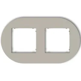 60mrto-2-ramka-okragla-podwojna-taupe-do-gniazd-i-wlacznikow-z-serii-mini-k