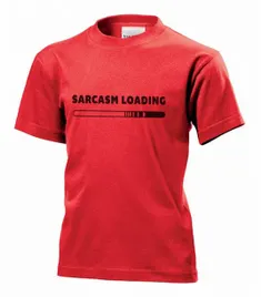 koszulka-dziecieca-sarcasm-loading-s-czerwony