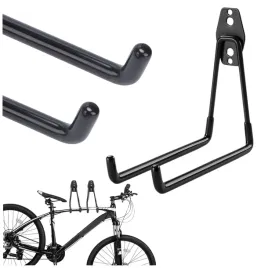 hak-garazowy-uchwyt-nascienny-na-rower-drabine-narzedzia-wieszak-czarny