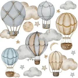 naklejki-na-sciane-dla-dzieci-balony-chmury-gwiazdy-ksiezyce-boho-zestaw