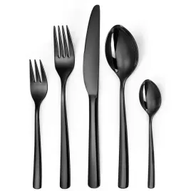 lazahome-zestaw-sztuccow-30-sztuk-stal-nierdzewna-czarny