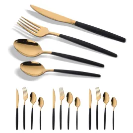 ydware-zestaw-sztuccow-zloto-czarny-16-sztuk-dla-4-osob