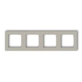 60mr-4-ramka-poczworna-taupe-do-gniazd-i-wlacznikow-z-serii-mini-karlik