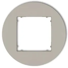 60mrto-1-ramka-okragla-taupe-do-gniazd-i-wlacznikow-z-serii-mini-karlik