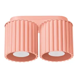 lampa-sufitowa-podwojna-plafon-aura-2-brzoskwiniowy-2xgu10-sollux-sl-1825