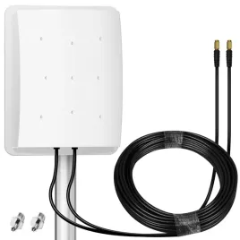 antena-zewnetrzna-modelx-biala-5g-lte-mimo-14dbi-2x10m-kabel